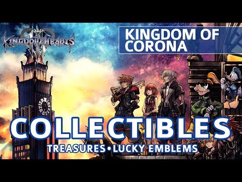 Video: Kingdom Hearts 3 Locații Embleme Norocoase