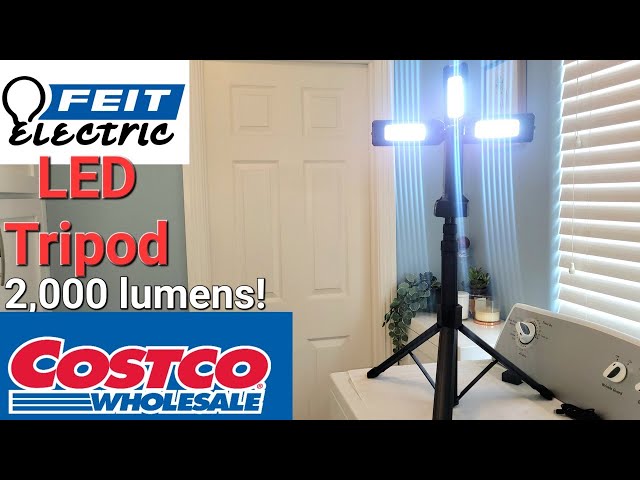 Feit Electric 2,000 Lumen Rechargeable LED Tripod Work Light