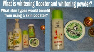 skin whitening booster