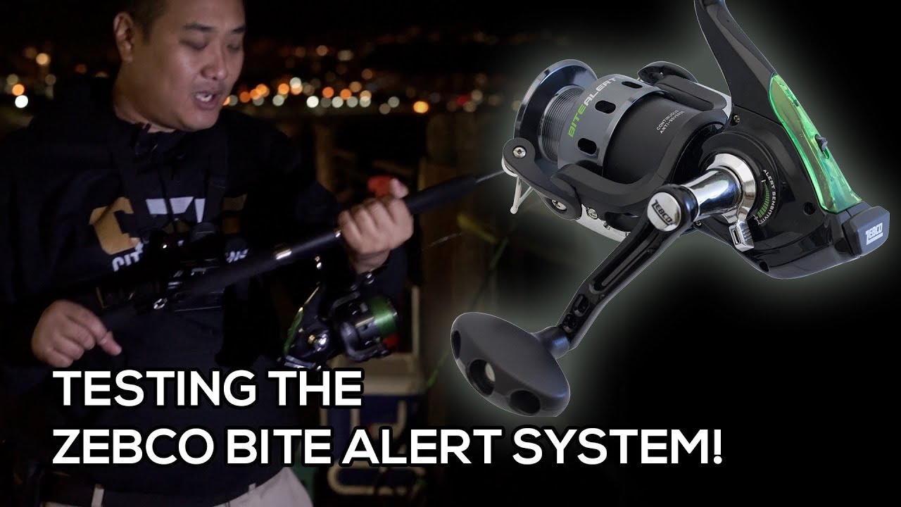 Fishing Reel with Built-in Bite Alarm??? Night Fishing with Zebco Hawg  Seeker! 