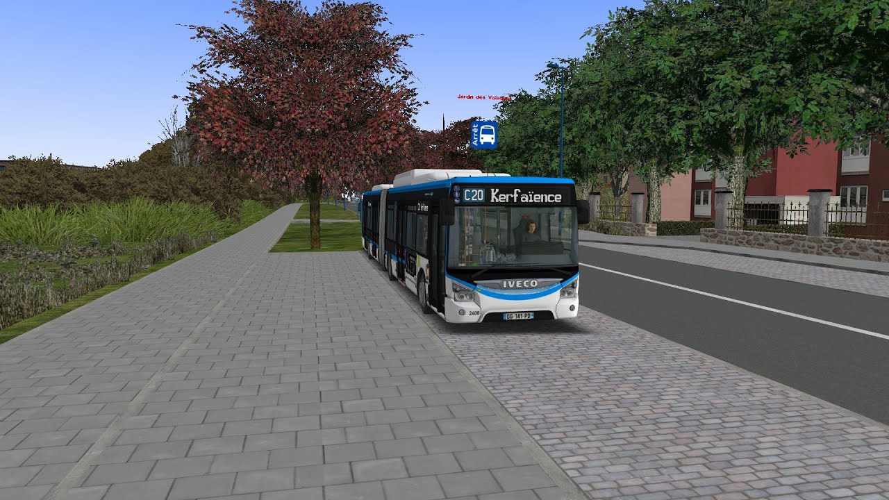 [OMSI 2] SAINT SERVAN LIGNE C20 JARDIN DES VALAQUES - KERFAÏANCE (KICK DOWN) EN IVECO NEUTRAL POWER