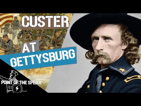 General George Armstrong Custer's Heroic Charge At Gettysburg