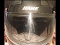 pulido visor casco HAWK RS5