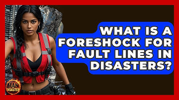 What Is A Foreshock For Fault Lines In Disasters? - Man vs. Disaster