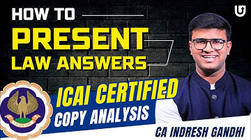 How to Write CA Foundation Law answers? Analysis of Certified COPY for presentation of Answers