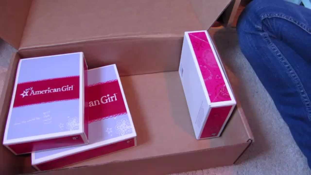 Opening an american girl sale package! YouTube