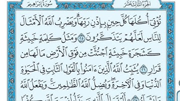 سورة إبراهيم لفضيله الشيخ سالم عبده سالم حفظه الله