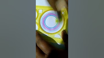 how many rotation were drawn?#asmr #spirograph #drawing #satisfying #viralvideo #relaxing 💛❤️