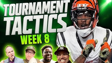 NFL Week 8 DraftKings and FanDuel DFS Strategy and Picks | Tournament Tactics