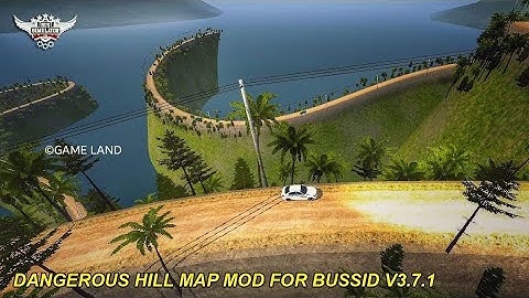 Bussid v3.7.1 _ Dangerous mountain road map mod for bus simulator Indonesia