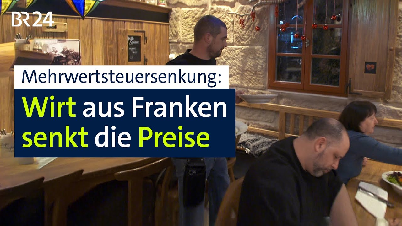 Gastro-Steuer: Wirt aus Franken senkt die Preise | BR24
