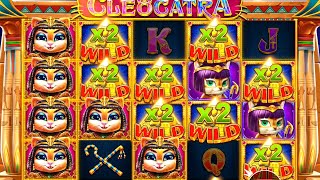 CLEOCATRA SLOT FINDS SOME RETRIGGERS AND BIG WINS