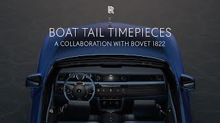 Boat Tail timepieces: An artistic collaboration with BOVET 1822