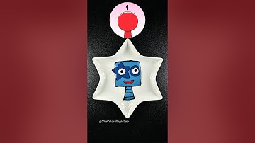 Sprunki  OC Color Mixing ⭐ Five | Numberblocks 5️⃣  #sprunki #numberblocks #colormixing