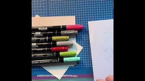 How to use Stampin’ Write markers