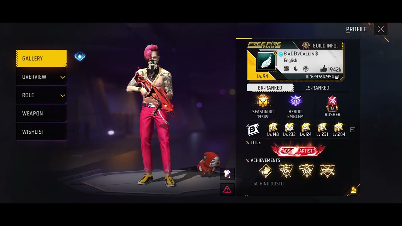 daddy calling ID password