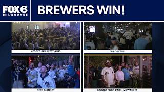World Series: Brewers win Game 1, fans across Milwaukee area cheer | FOX6 News Milwaukee