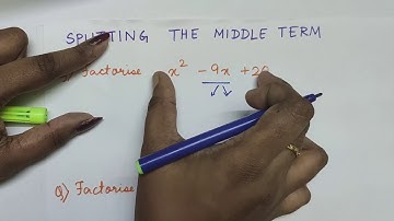Factorisation using identities and splitting middle term | Class 8 | Mathematics |2020
