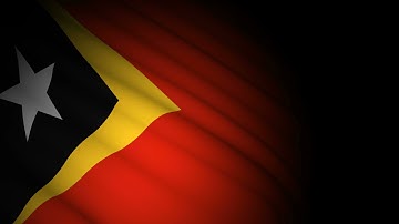 East Timor Country Flag Animation | Full HD | Flags of the World