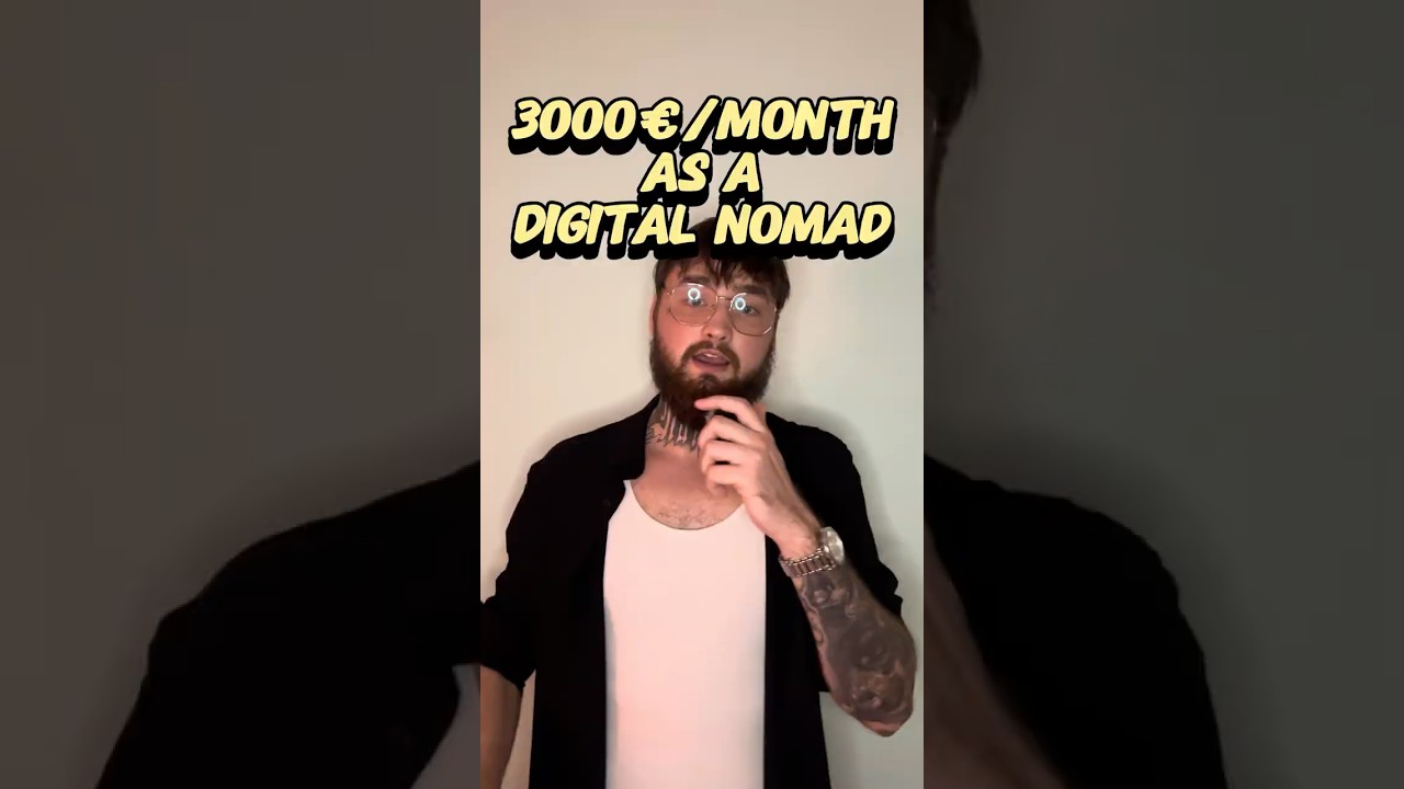Making $3K/month as a digital nomad – here’s my plan! 💻✈️ Follow for more!