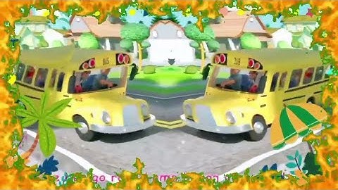 38b-123 Cocomelon Wheels on the bus several versions | wheels on the bus sound variations & effects