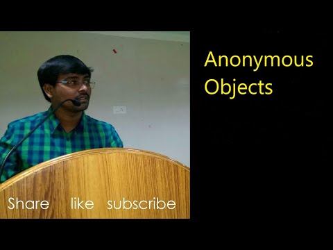 ANONYMOUS OBJECTS || RUELS || EXAMPLES|| C++ PROGRAMMING--Lecture--24