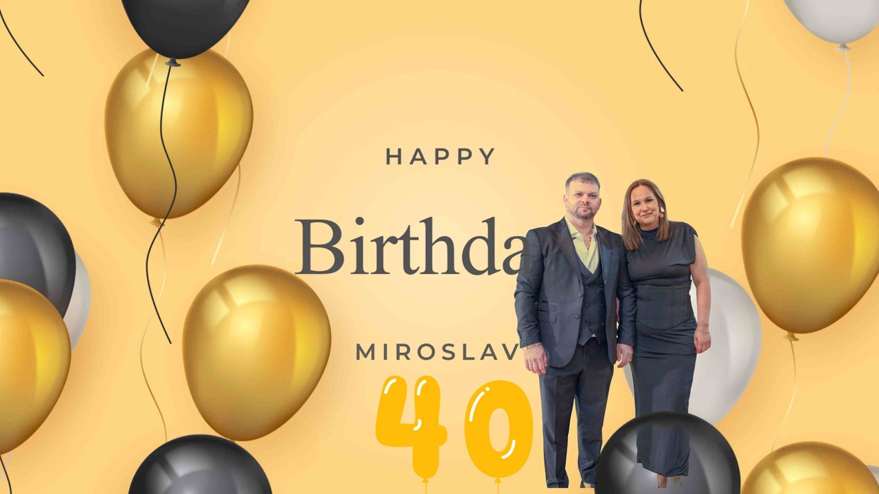 Oslava Narodeniny Miroslav 40-Rokov -kapela simonies band 