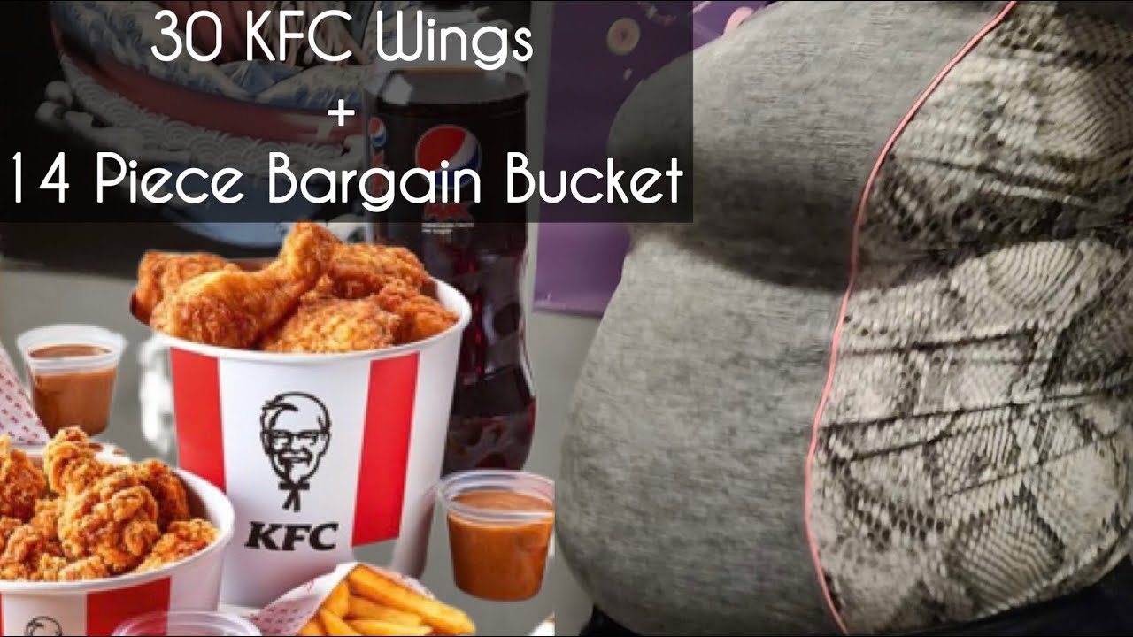 Eating 30 KFC Chicken Wings + Bargain Bucket YouTube
