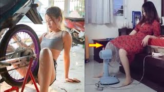 TRY NOT TO LAUGH - Funny Videos 2022 | Girl Fails | Fails Of The Week | Fail Compilation 2022  #01