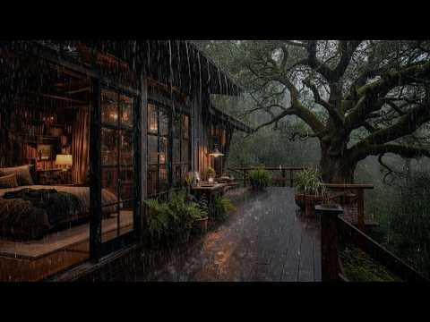 Heavy Rain Sounds for Better Sleep | Drift into Deep Sleep and a Relaxing Atmosphere