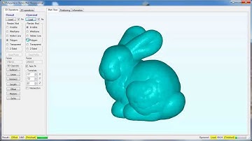 Polygonica software performing solid offsetting on an STL file