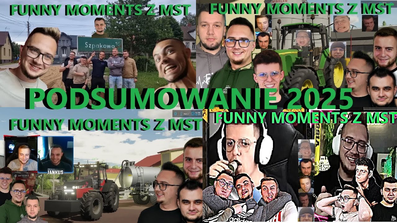 FUNNY MOMENTS Z MST - PODSUMOWANIE 2025 I MafiaSolec, Bronczek2, MrAdamo15, Tanas I