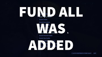 Warframe Dojo FUND ALL Option Was Added! Thank You DE!