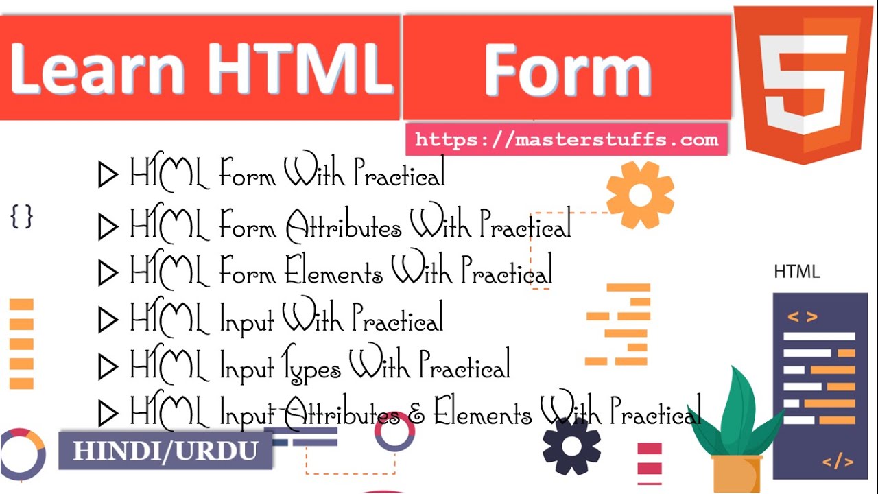 Html Form Advanced #HTML_Form (Advance) | Learn HTML 5 | #MasteStuffs - YouTube