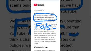 Signs Your Channel Might Get Terminated ‼️ #shorts #viral #trending