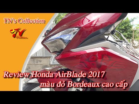 Video Honda AirBlade 125cc màu đỏ Bordeaux từ tính cao cấp |... - youtube
