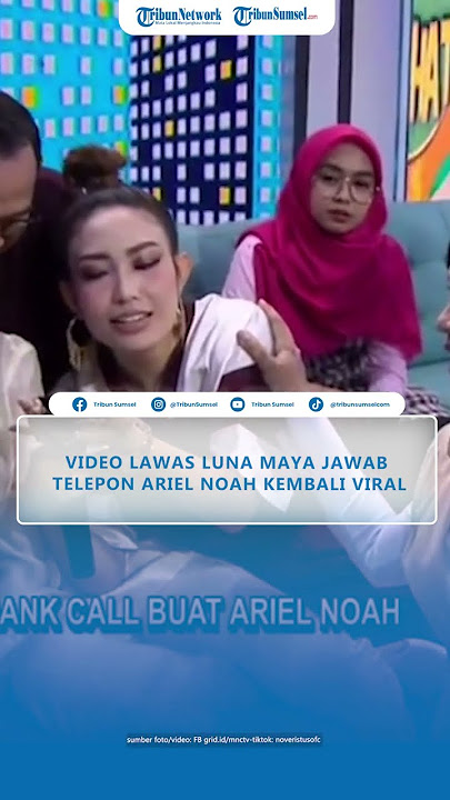 VIDEO Lawas Luna Maya Jawab Telepon Ariel NOAH Kembali Viral, Sikap Salah Tingkah Disorot Netizen!