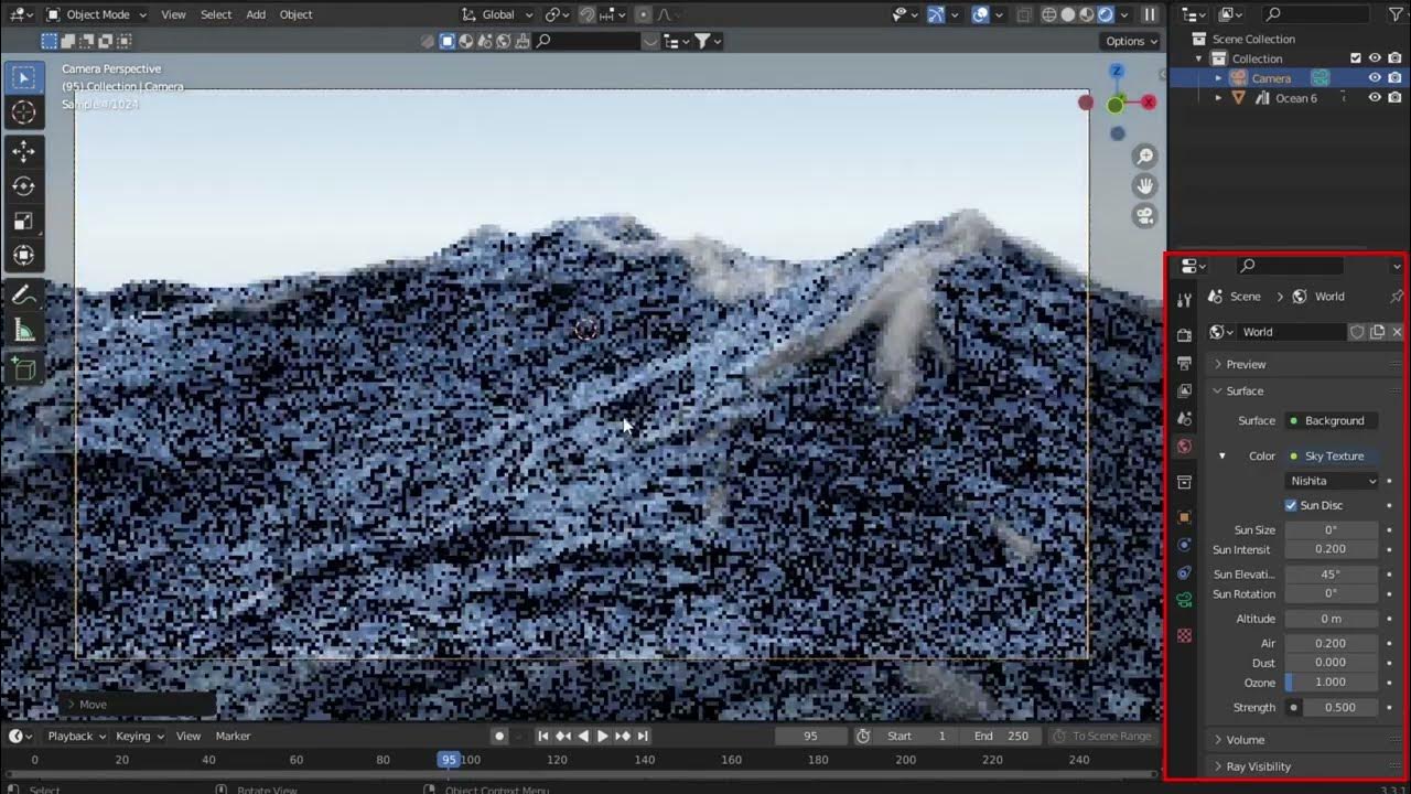 Create Ocean In Blender with one Click Blender addon YouTube