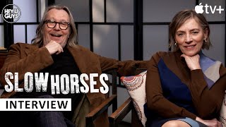 Slow Horses Season 2- Gary Oldman & Saskia Reeves - the show's Britishness & Swearing with Logan Roy