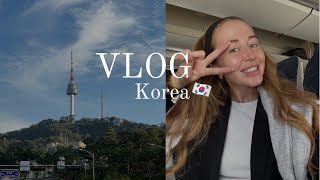 VLOG КОРЕЯ  Перелет через Китай, встреча с мамой, первые дни в Сеуле