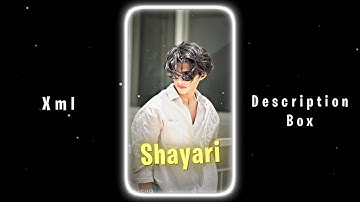 ATTITUDE SHAYARI XML 🦅📈|| NEW XML FILE 🎟🦋 || NEW TREND XML 👀💥 || ‎‎‎@JaEdit2