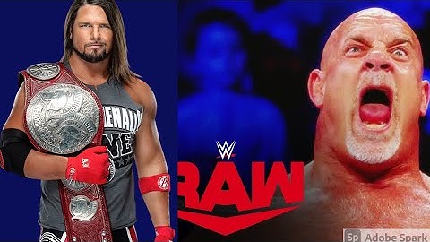 How to make AJ Styles & Goldberg 2021 in WR3D