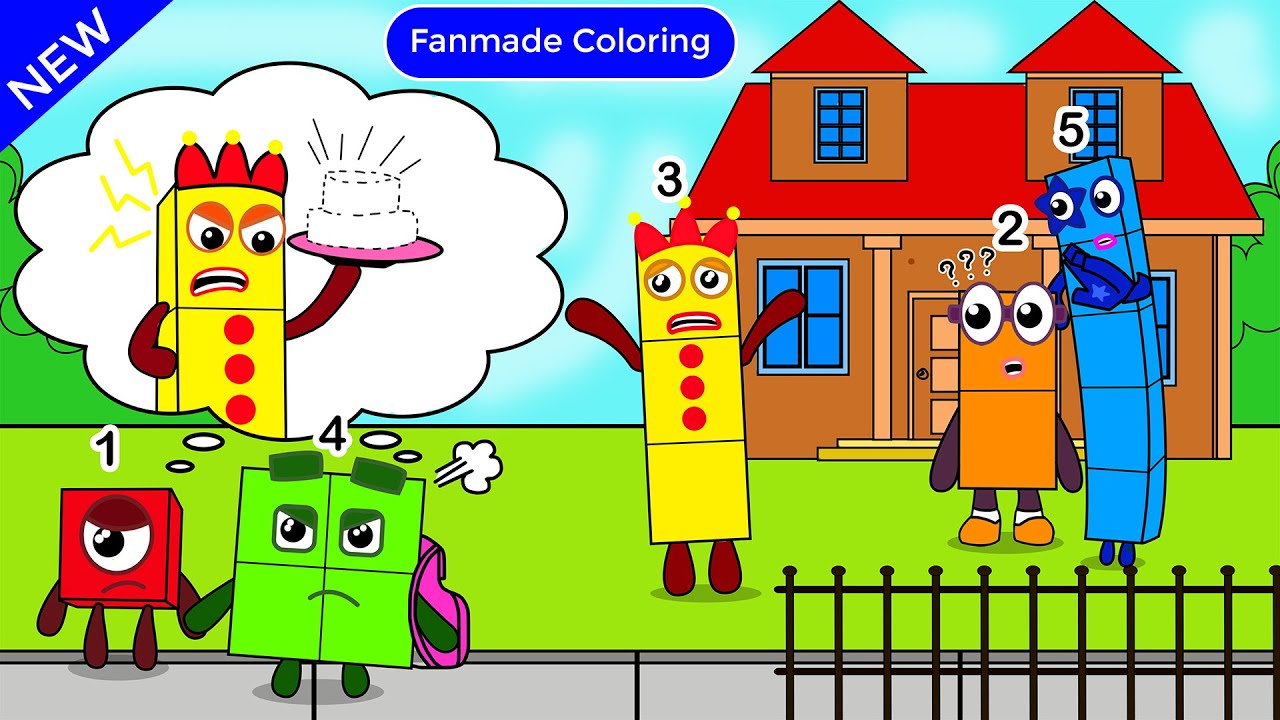 Numberblocks Quarters Band 1 Numberblocks Fanmade Coloring Story ...