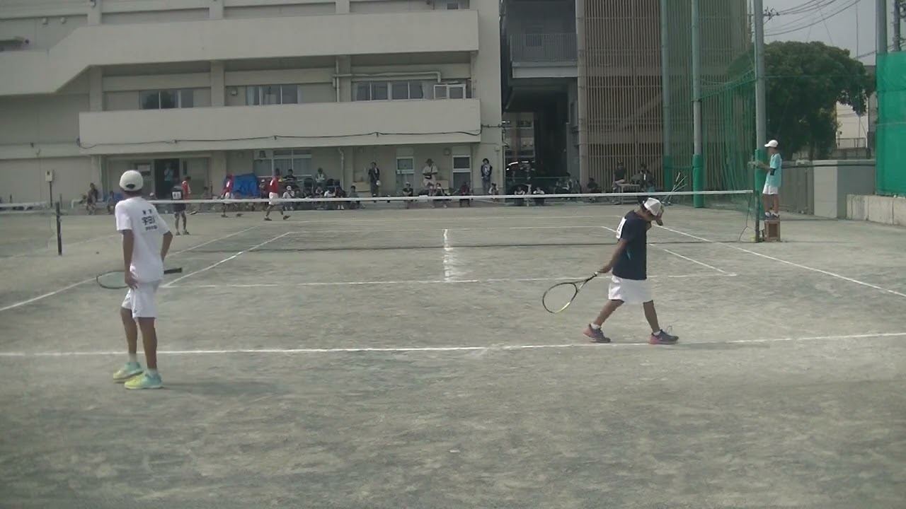 ステップ2  決勝戦　　　　中村・岩田　対　森田・宇田川(清明学園)