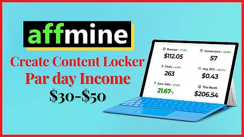 #Affmine ✅ How to Create Content Locker On Affmine✅ Affmine content locker🎁Daily earn $30/$50