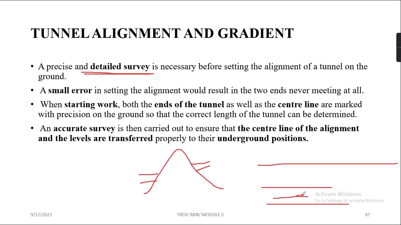 Tunnel Classification & Alignment