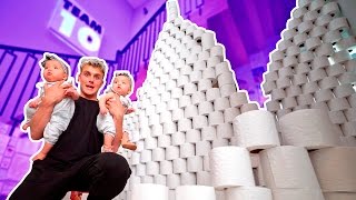 10,000 TOILET PAPER ROLL FORT