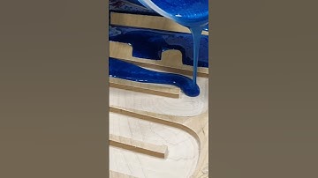 CNC Engraving and Epoxy Pour to Start this Next Project #woodworker