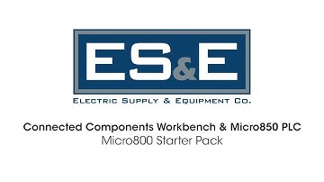 10 - CCW and Micro850PLC - Micro800 Starter Pack