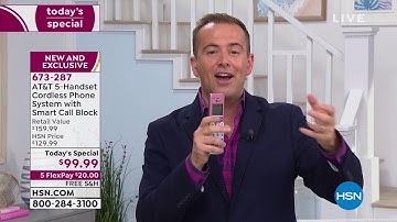 AT T 5Handset Cordless Phone System with Smart Call Block